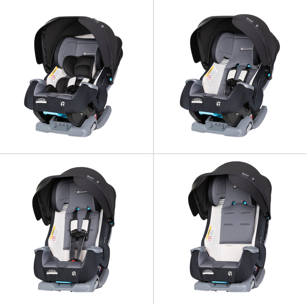 Asiento de coche convertible 4 en 1 Cover Me - Negro