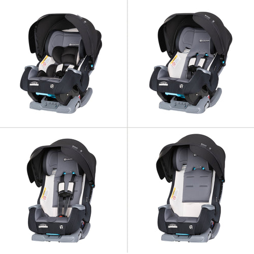 Asiento de coche convertible 4 en 1 Cover Me - Negro