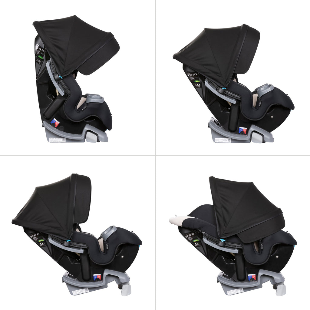 Asiento de coche convertible 4 en 1 Cover Me - Negro