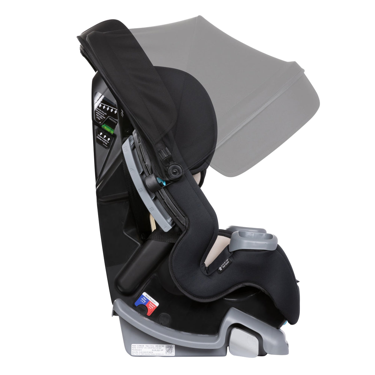 Asiento de coche convertible 4 en 1 Cover Me - Negro