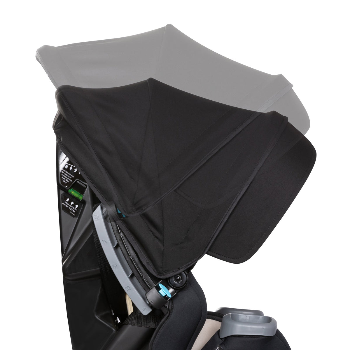 Asiento de coche convertible 4 en 1 Cover Me - Negro