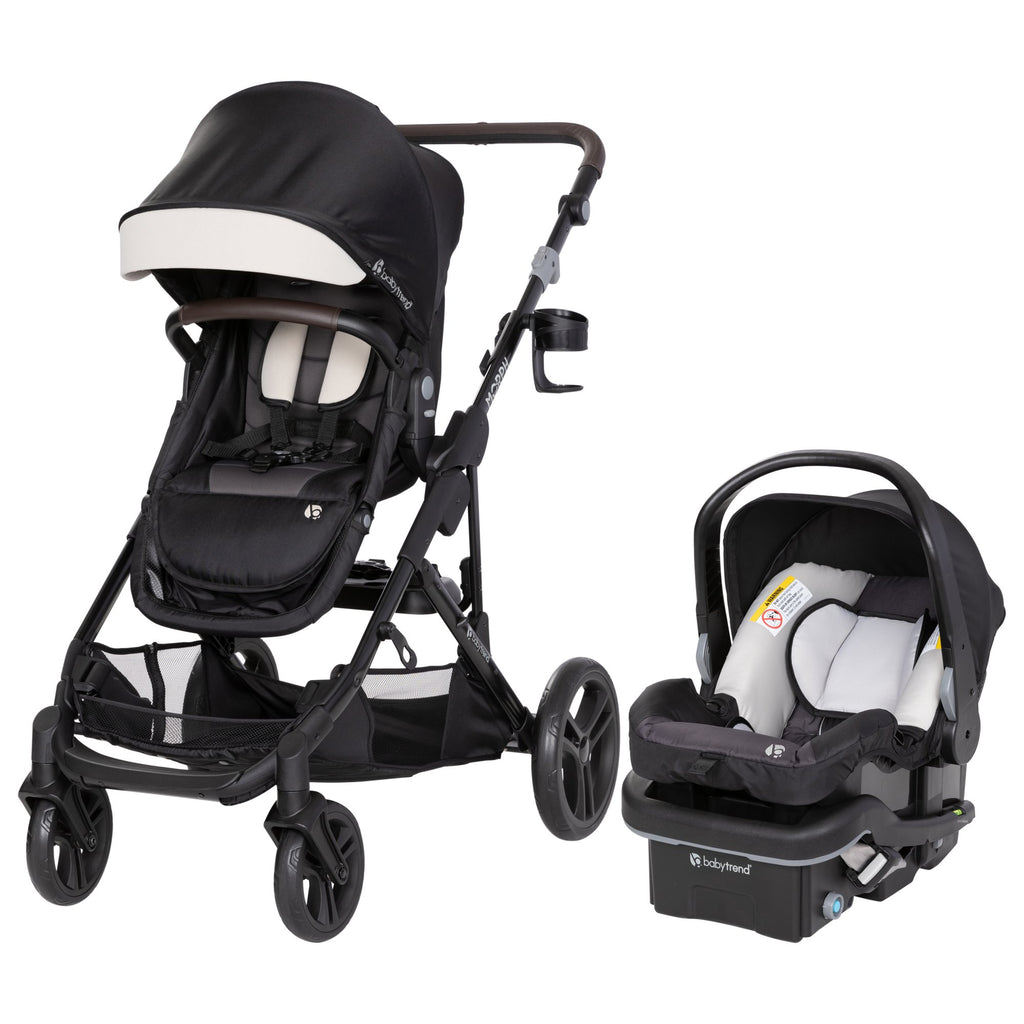 Sistema de viaje modular Morph para cochecito individual o doble - Negro