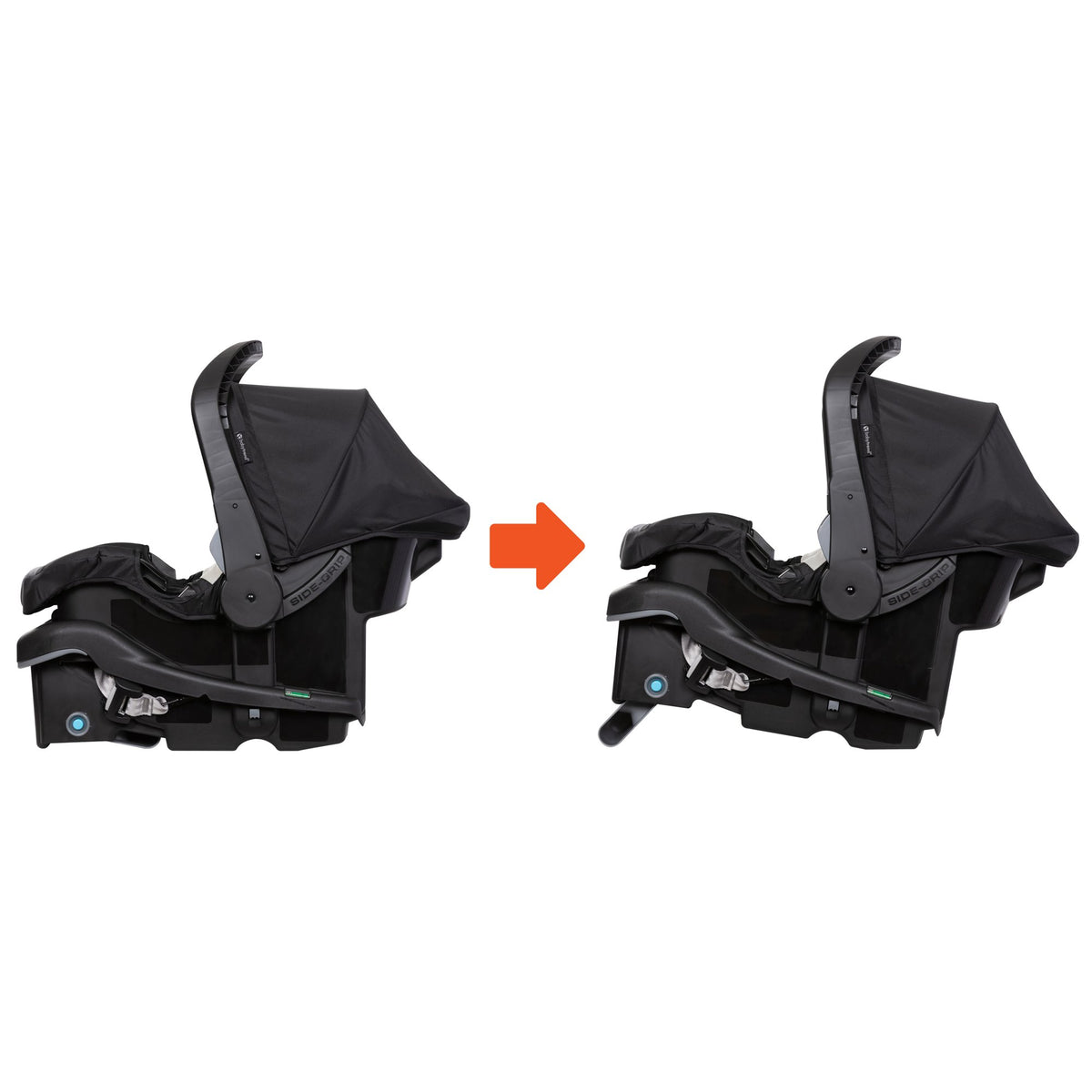 Sistema de viaje modular Morph para cochecito individual o doble - Negro