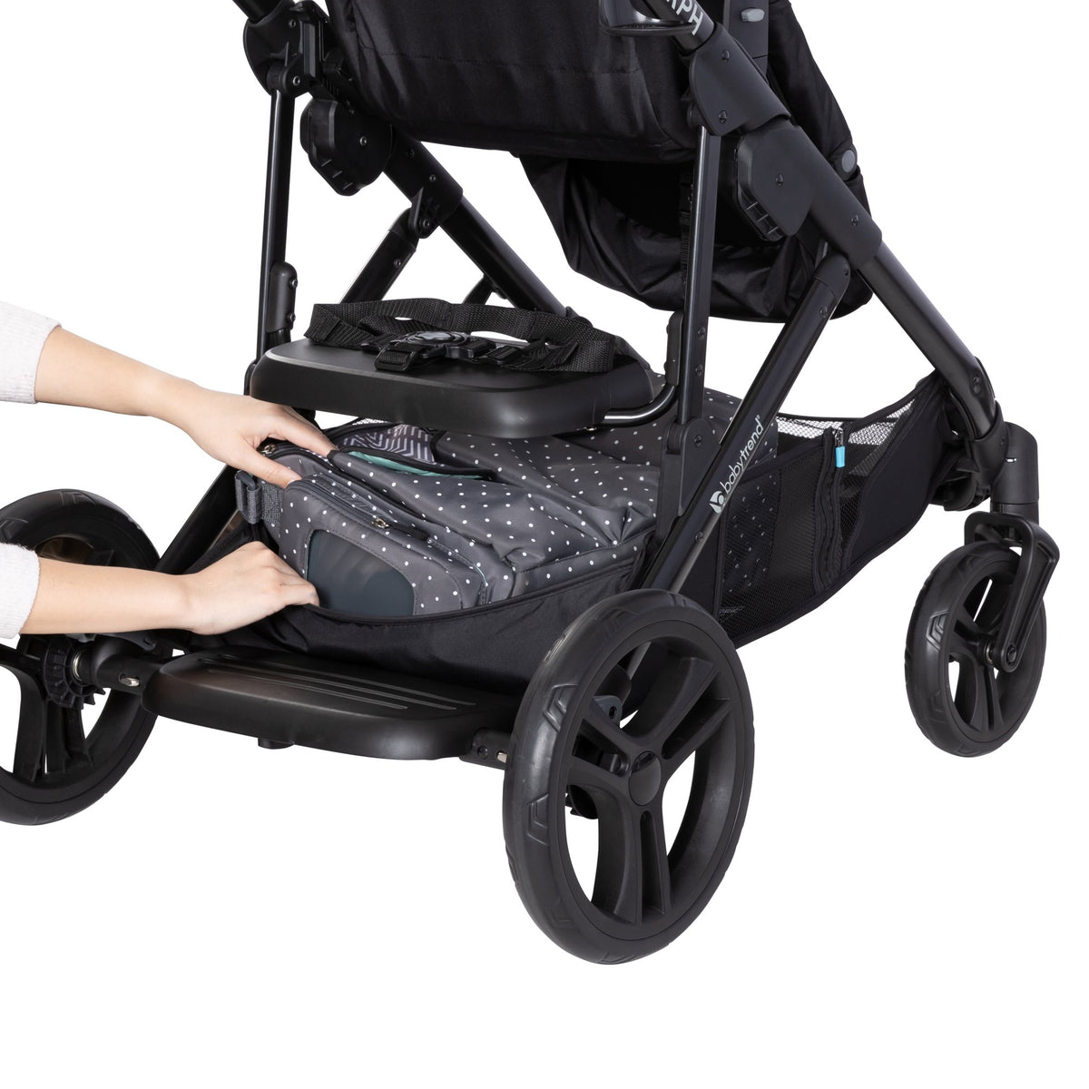 Sistema de viaje modular Morph para cochecito individual o doble - Negro
